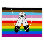 Two-Spirit LGBTQ+ Progress Pride-vlag Groot Cadeauzakje (Achterkant)