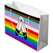 Two-Spirit LGBTQ+ Progress Pride-vlag Groot Cadeauzakje (Achterkant Gekanteld)