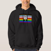 Two-Spirit LGBTQ+ Progress Pride-vlag Hoodie (Voorkant)