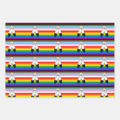 Two-Spirit LGBTQ+ Progress Pride-vlag Inpakpapier Vel (Voorkant 2)