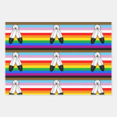 Two-Spirit LGBTQ+ Progress Pride-vlag Inpakpapier Vel (Voorkant 3)