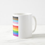 Two-Spirit LGBTQ+ Progress Pride-vlag Koffiemok (Voorkant rechts)