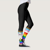 Two-Spirit LGBTQ+ Progress Pride-vlag Leggings (Rechts)