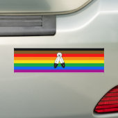 Two-Spirit mensen van kleur trots Bumpersticker (Op auto)