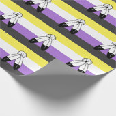 Two-Spirit Nonbinary Pride Vlag Cadeaupapier (Hoek)