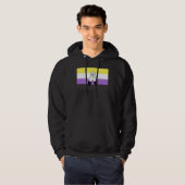 Two-Spirit Nonbinary Pride Vlag Hoodie (Voorkant volledig)