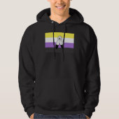 Two-Spirit Nonbinary Pride Vlag Hoodie (Voorkant)