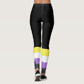 Two-Spirit Nonbinary Pride Vlag Leggings (Achterkant)