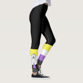 Two-Spirit Nonbinary Pride Vlag Leggings (Rechts)