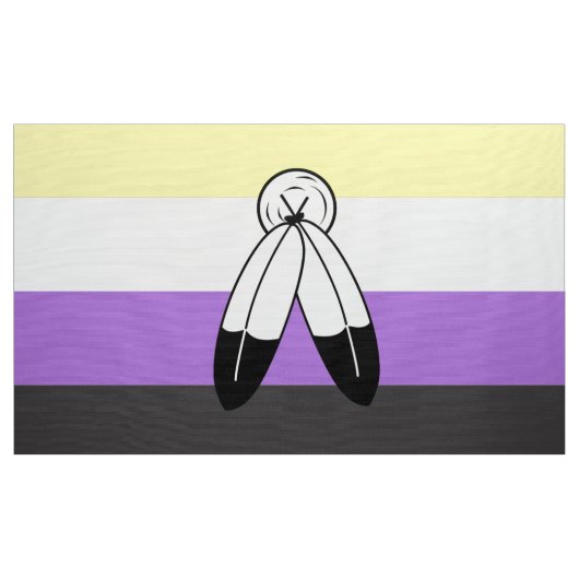 Two-Spirit Nonbinary Pride Vlag Stof (Yard (91,4 cm))
