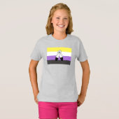Two-Spirit Nonbinary Pride Vlag T-shirt (Voorkant volledig)