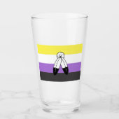 Two-Spirit Nonbinary Pridevlag Glas (Voorkant)