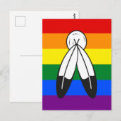 Two-Spirit Pride Flag Briefkaart (Voorkant / Achterkant)