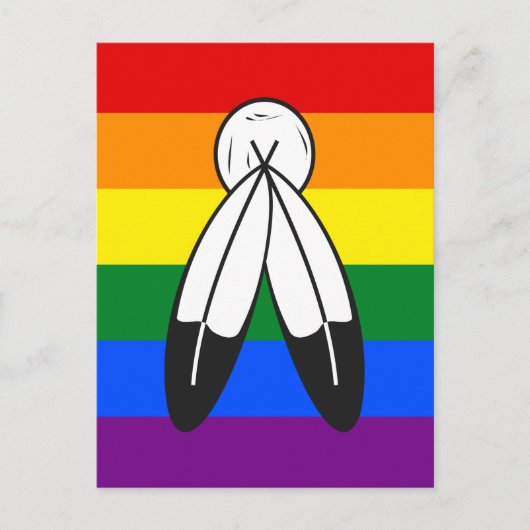 Two-Spirit Pride Flag Briefkaart (Voorkant)