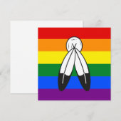 Two-Spirit Pride Flag Kaart (Voorkant / Achterkant)