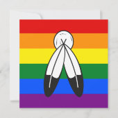 Two-Spirit Pride Flag  Kaart (Voorkant)