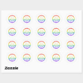 Two-Spirit Rainbow Ronde Sticker (Vel)