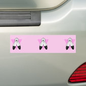 Two-Spirit Roze Driehoek Vlag Bumpersticker (Op auto)