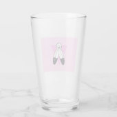 Two-Spirit Roze Driehoek Vlag Glas (Achterkant)