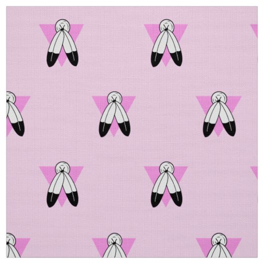 Two-Spirit Roze Driehoek Vlag Stof (Swatch)