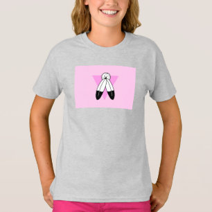 Two-Spirit Roze Driehoek Vlag T-shirt