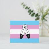 Two-Spirit Trans Pride-vlag Briefkaart (Staand voorkant)