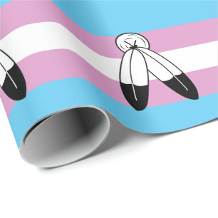 Two-Spirit Trans Pride-vlag Cadeaupapier