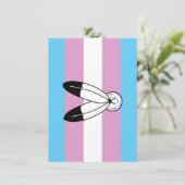 Two-Spirit Trans Pride-vlag Feestdagenkaart (Staand voorkant)