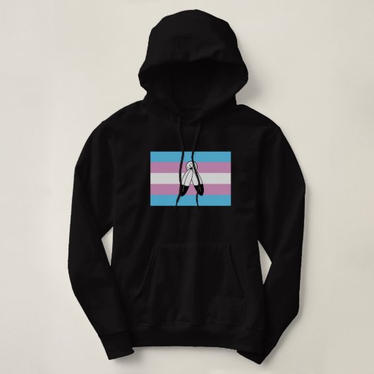 Two-Spirit Trans Pride-vlag Hoodie (Design voorkant)