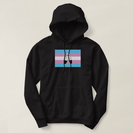Two-Spirit Trans Pride-vlag Hoodie (Design voorkant)
