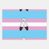 Two-Spirit Trans Pride-vlag Inpakpapier Vel (Voorkant)