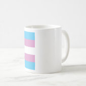 Two-Spirit Trans Pride-vlag Koffiemok (Voorkant rechts)