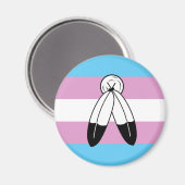 Two-Spirit Trans Pride-vlag Magneet (Voorkant / Achterkant)