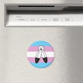Two-Spirit Trans Pride-vlag Magneet (Insitu (Vaatwasser))