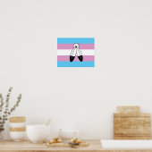 Two-Spirit Trans Pride-vlag Poster (Keuken)