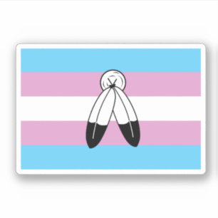 Two-Spirit Trans Pride-vlag Sticker