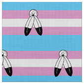 Two-Spirit Trans Pride-vlag Stof (Close Up)