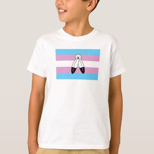 Two-Spirit Trans Pride-vlag T-shirt (Voorkant)
