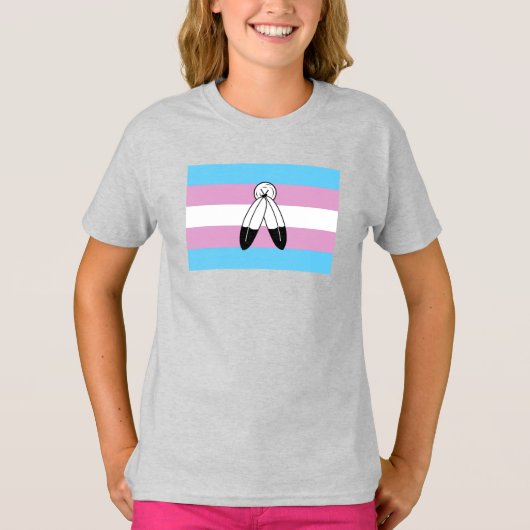 Two-Spirit Trans Pride-vlag T-shirt (Voorkant)