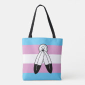 Two-Spirit Trans Pride-vlag Tote Bag (Achterkant)