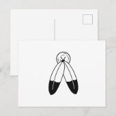 Two-Spirit-vlag Briefkaart (Voorkant / Achterkant)