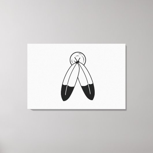 Two-Spirit-vlag Canvas Afdruk (Voorkant)