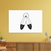 Two-Spirit-vlag Canvas Afdruk (Insitu (Woonkamer))
