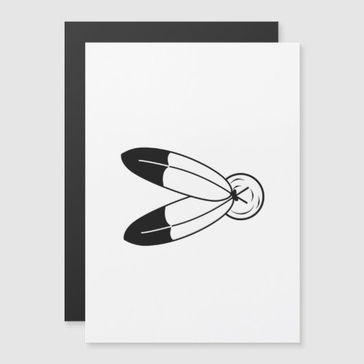 Two-Spirit-vlag Magnetische Uitnodiging (Voorkant / Achterkant)