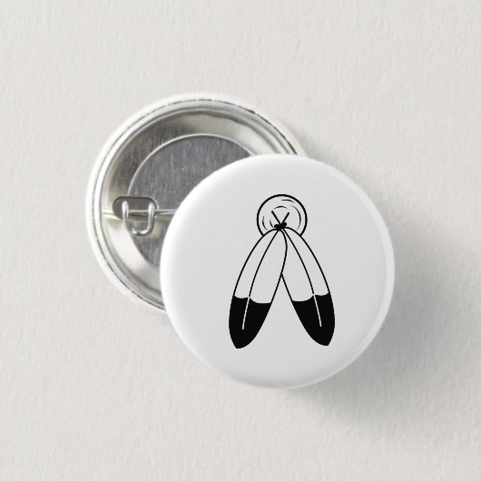 Two-Spirit-vlag Ronde Button 3,2 Cm (Voorkant /achterkant)