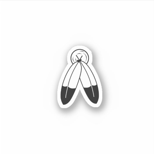 Two-Spirit-vlag Sticker (Voorkant)