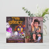 Two Spooky - 2e Verjaardag met Afbeelding Kaart (Staand voorkant)