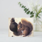 "Two Squirrels" van Albrecht Dürer Briefkaart (Staand voorkant)