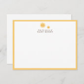 Two Suns Nursery Note Card Notitiekaartje (Voorkant / Achterkant)