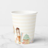 Two Sweet 2nd Birthday Candy Party Paper Cups Papieren Bekers (Achterkant)